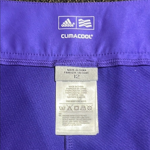 NWT Adidas Climacool Purple Skort sz 12 - Picture 9 of 12